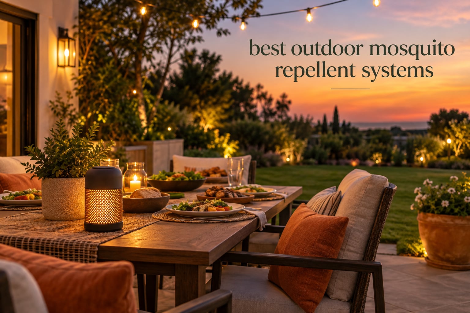 best outdoor mosquito repellent systems