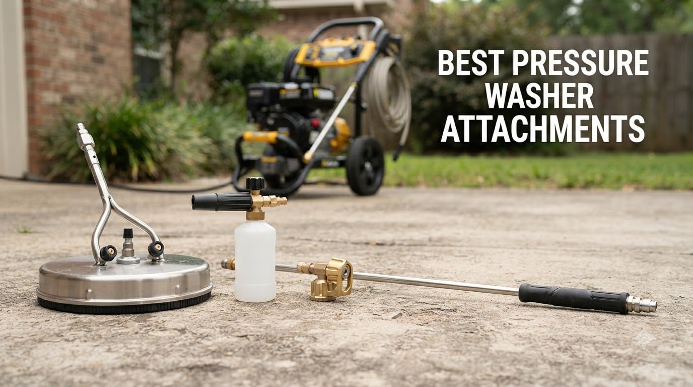 best pressure washer attachments