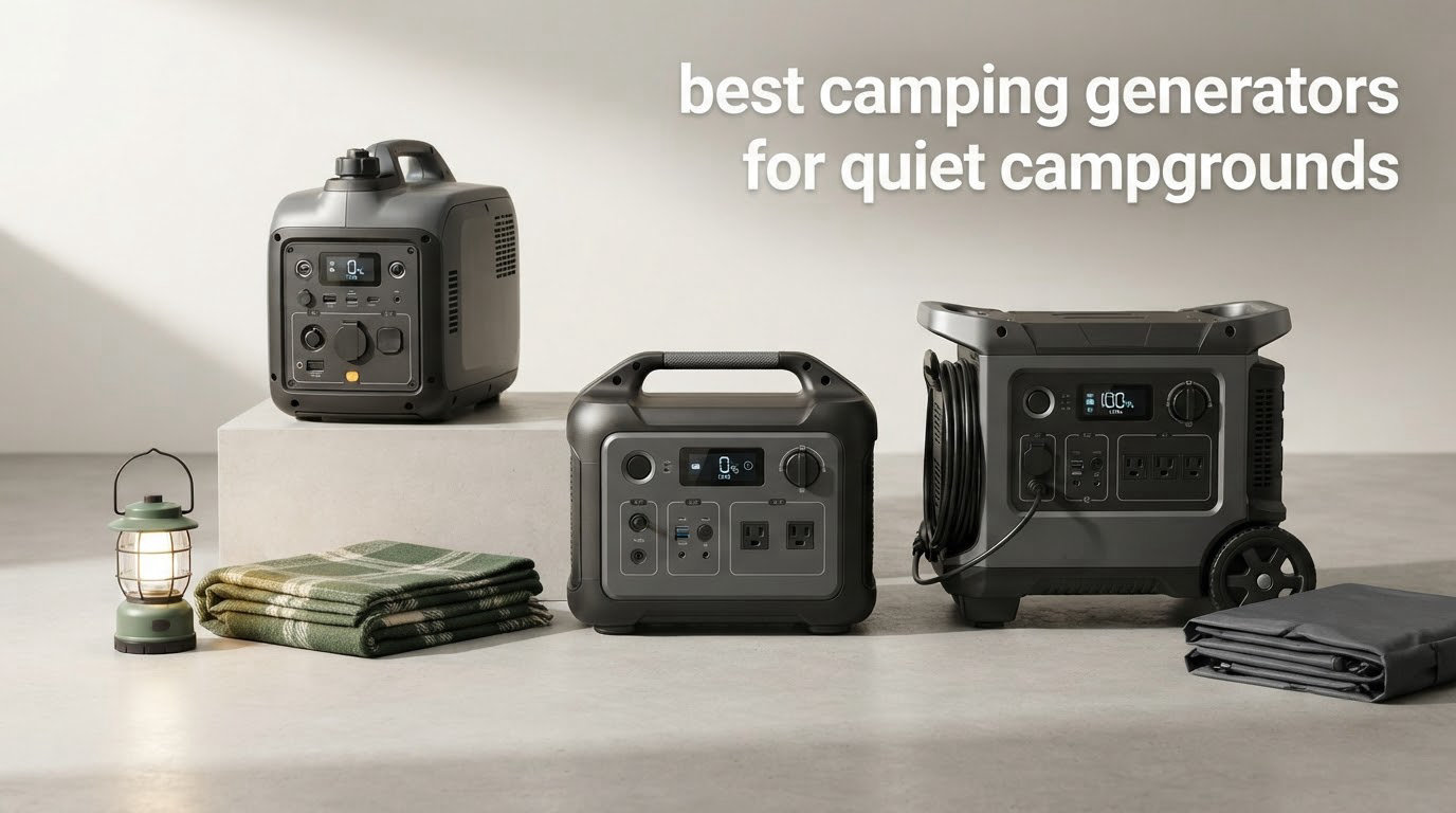 best camping generators for quiet campgrounds