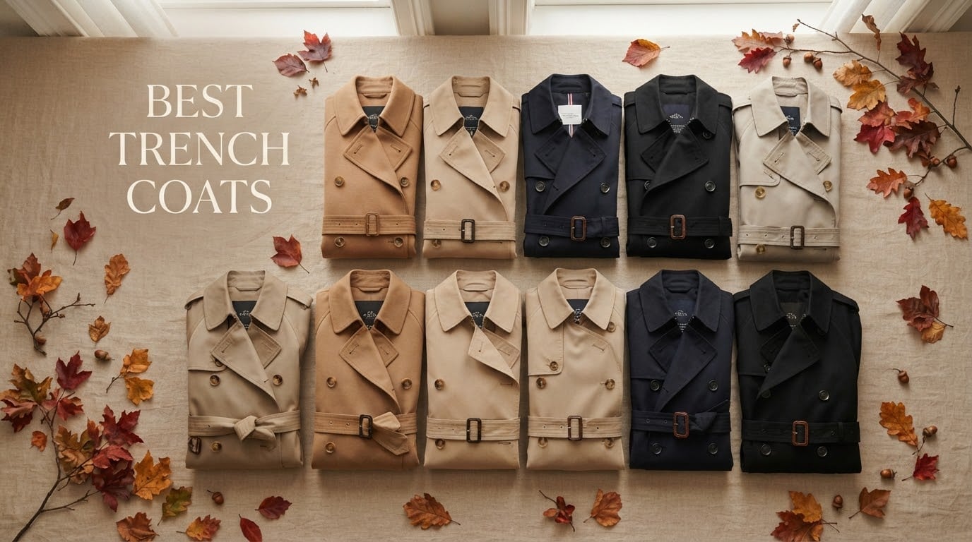 best trench coats