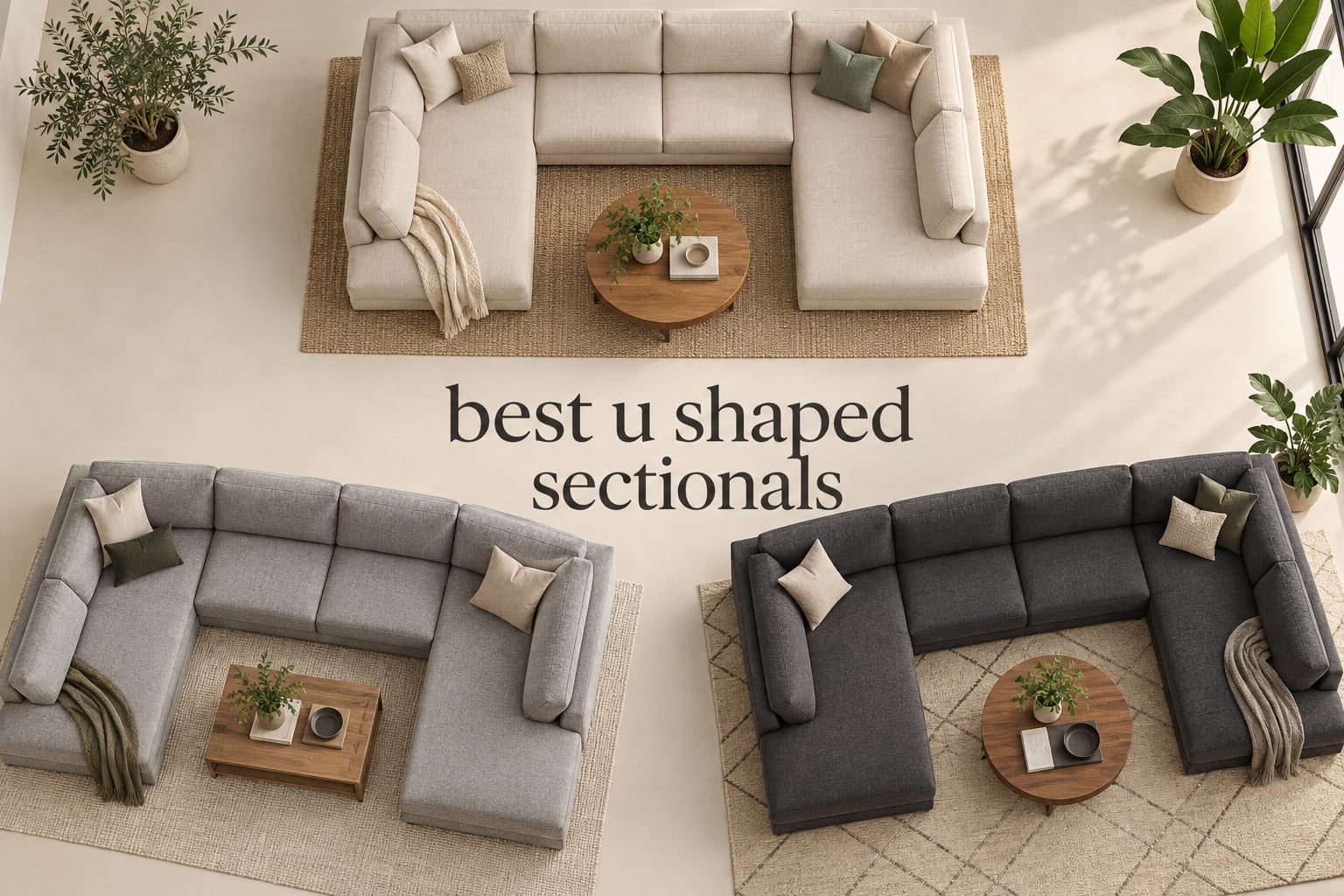 best u shaped sectionals