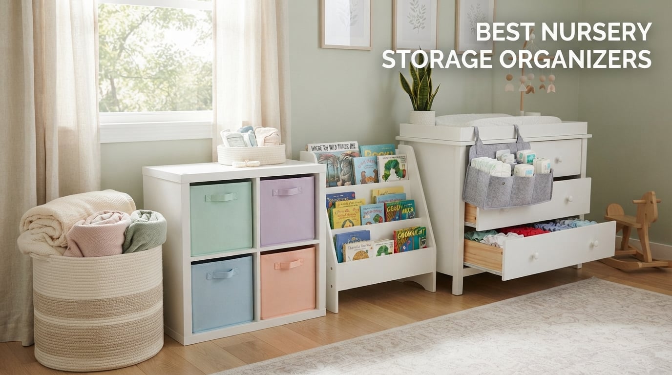 best nursery storage organizers