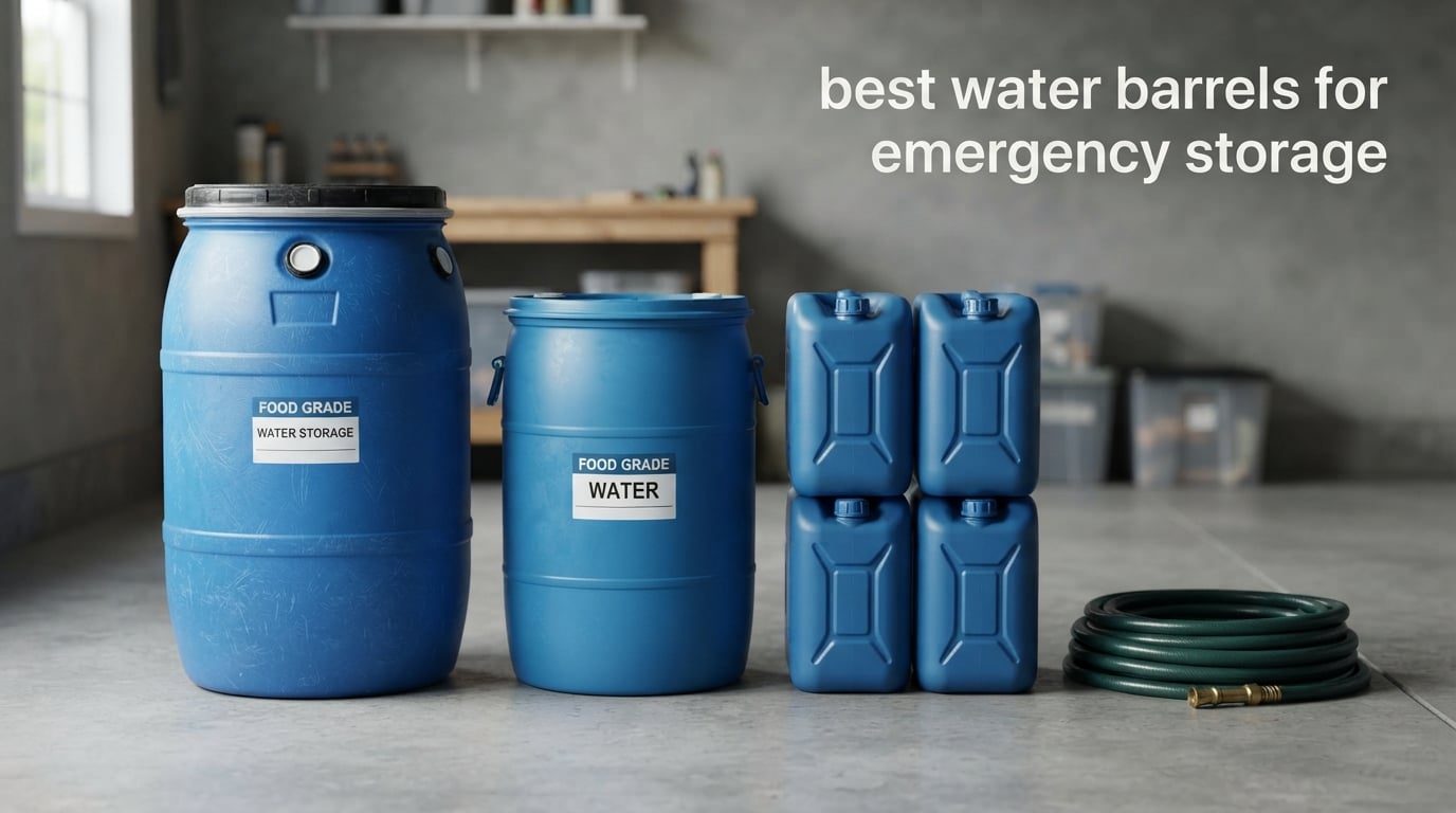 best water barrels for emergency storage