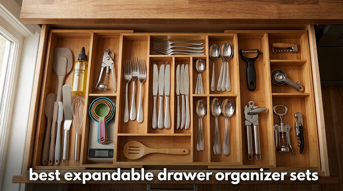 best expandable drawer organizer sets