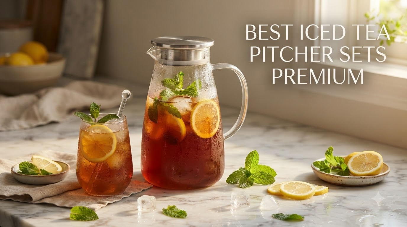 best iced tea pitcher sets premium
