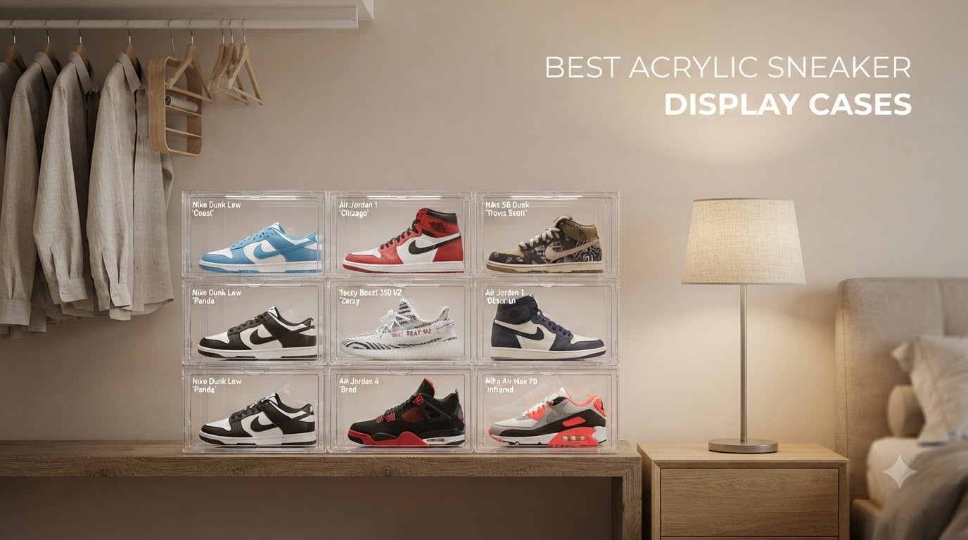 best acrylic sneaker display cases