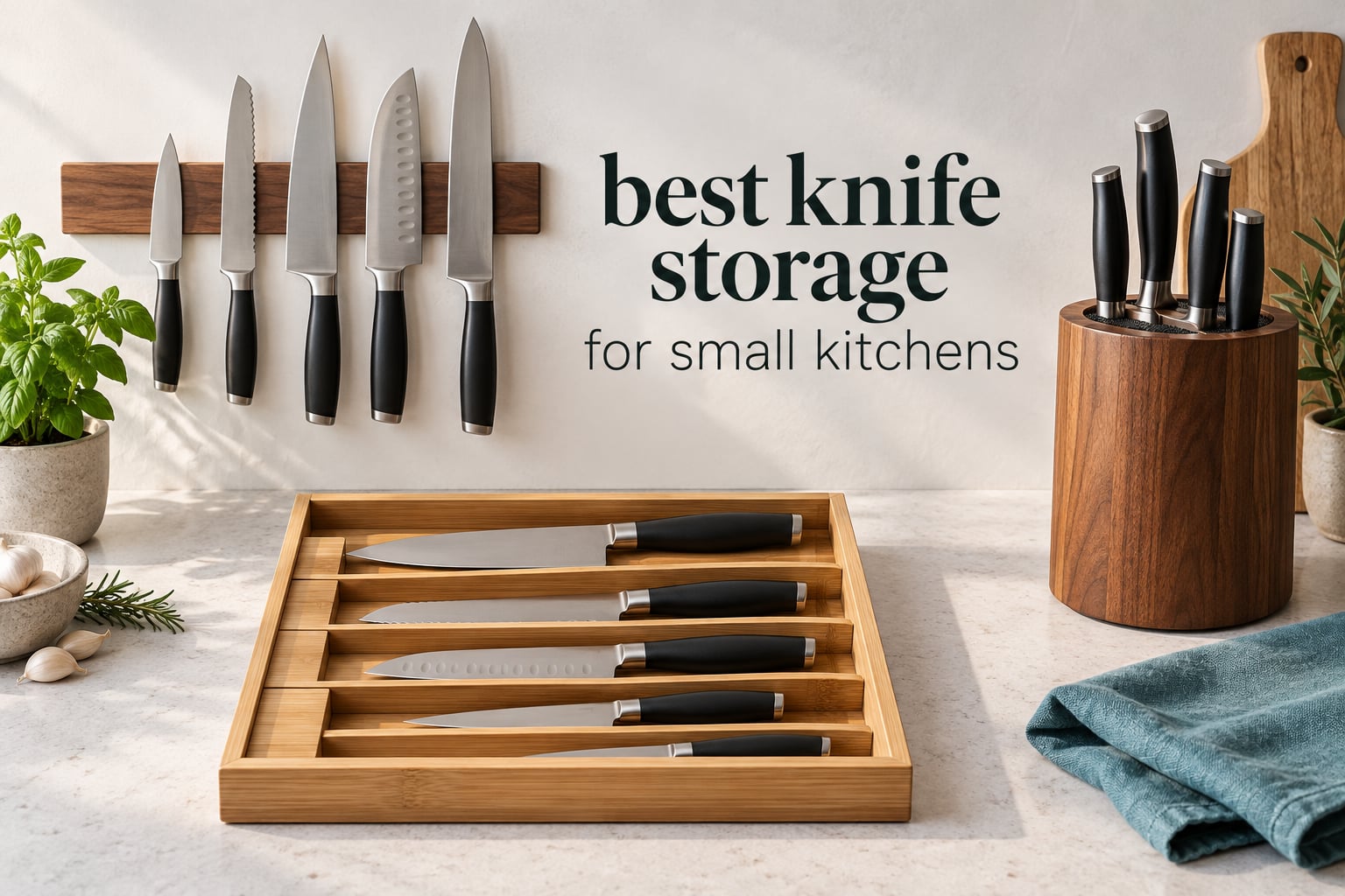 best knife storage for small kitchens