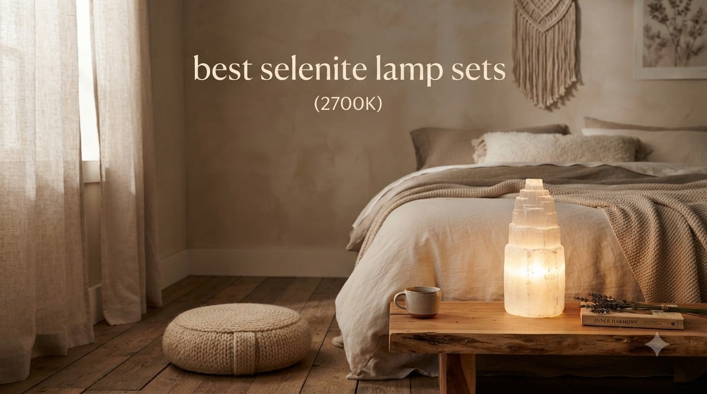 best selenite lamp sets