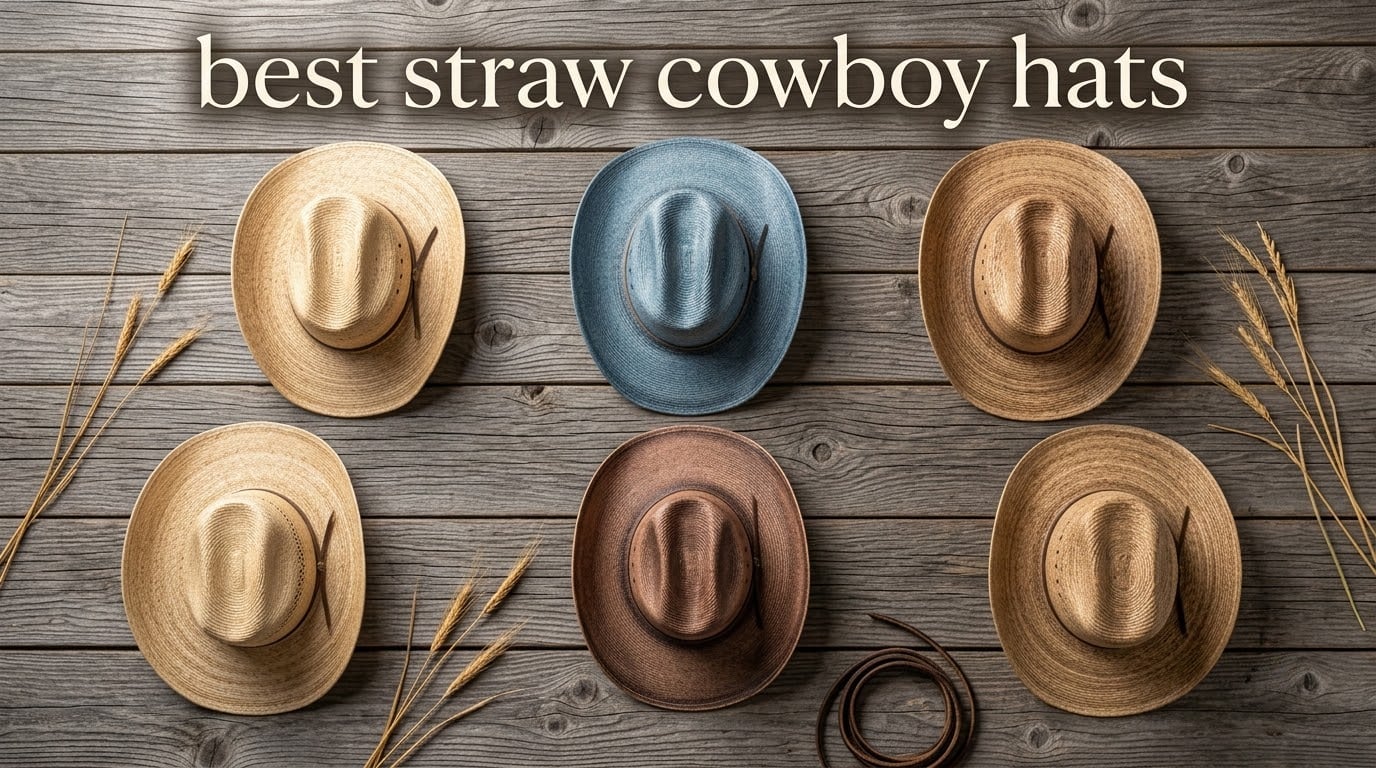best straw cowboy hats