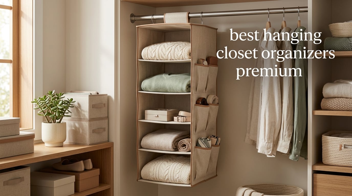 best hanging closet organizers premium