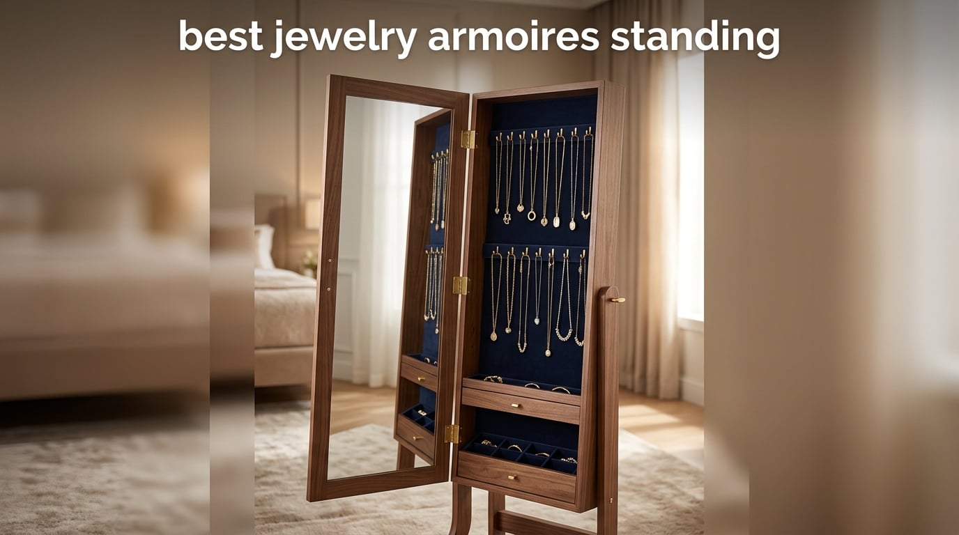 best jewelry armoires standing