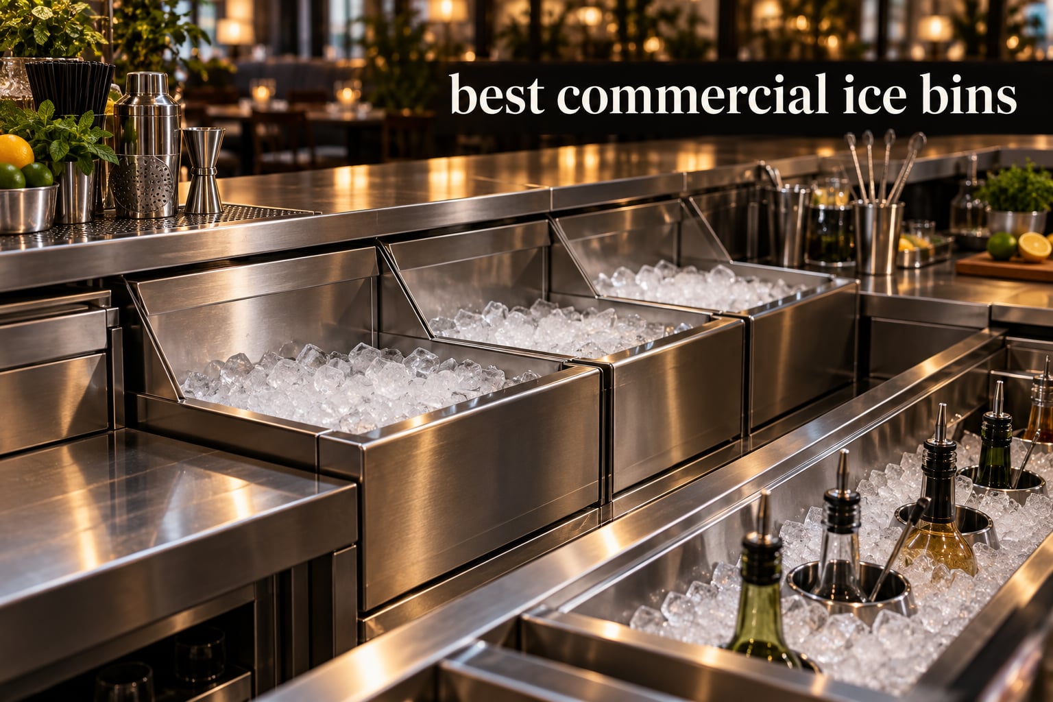 best commercial ice bins