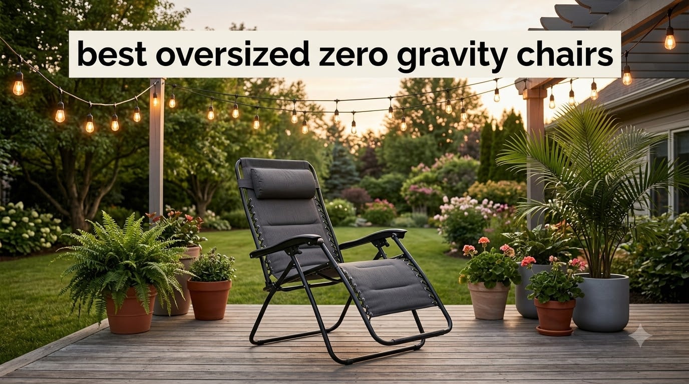best oversized zero gravity chairs