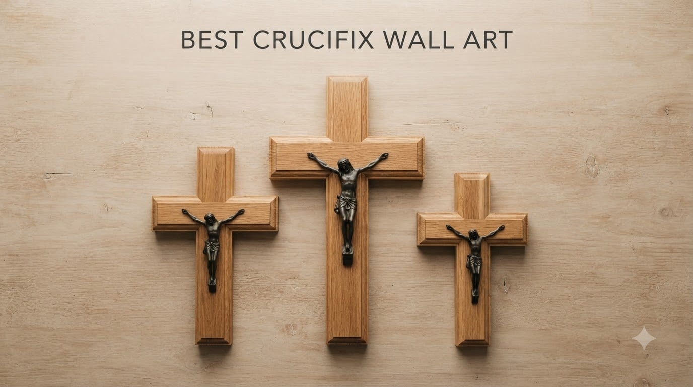 best crucifix wall art