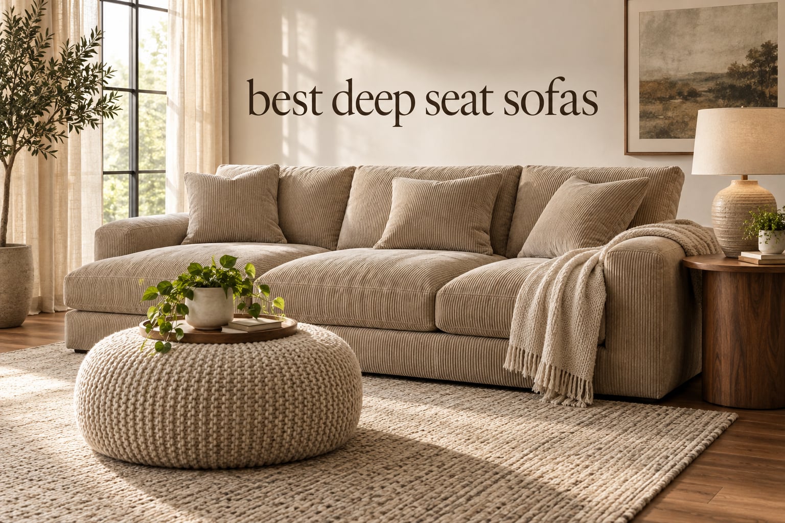 best deep seat sofas