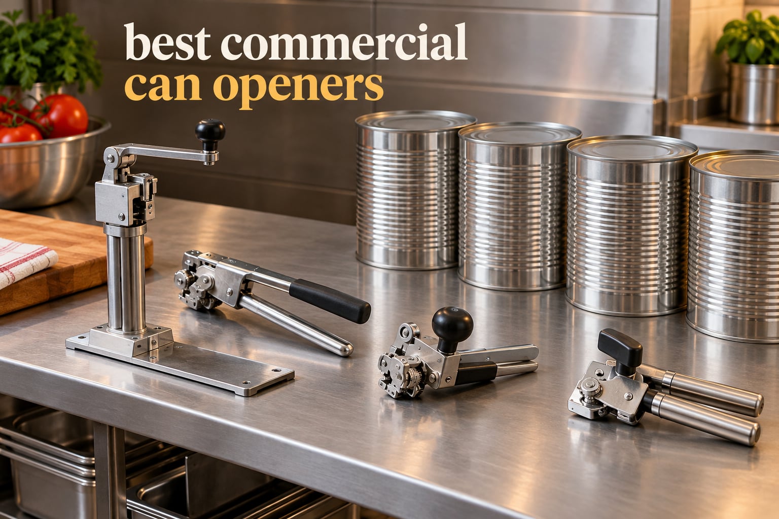 best commercial can openers