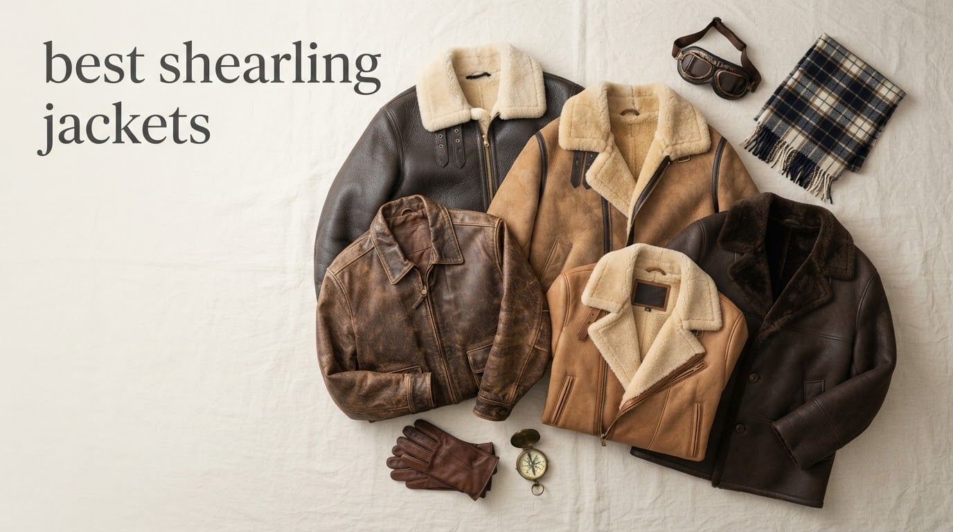 best shearling jackets