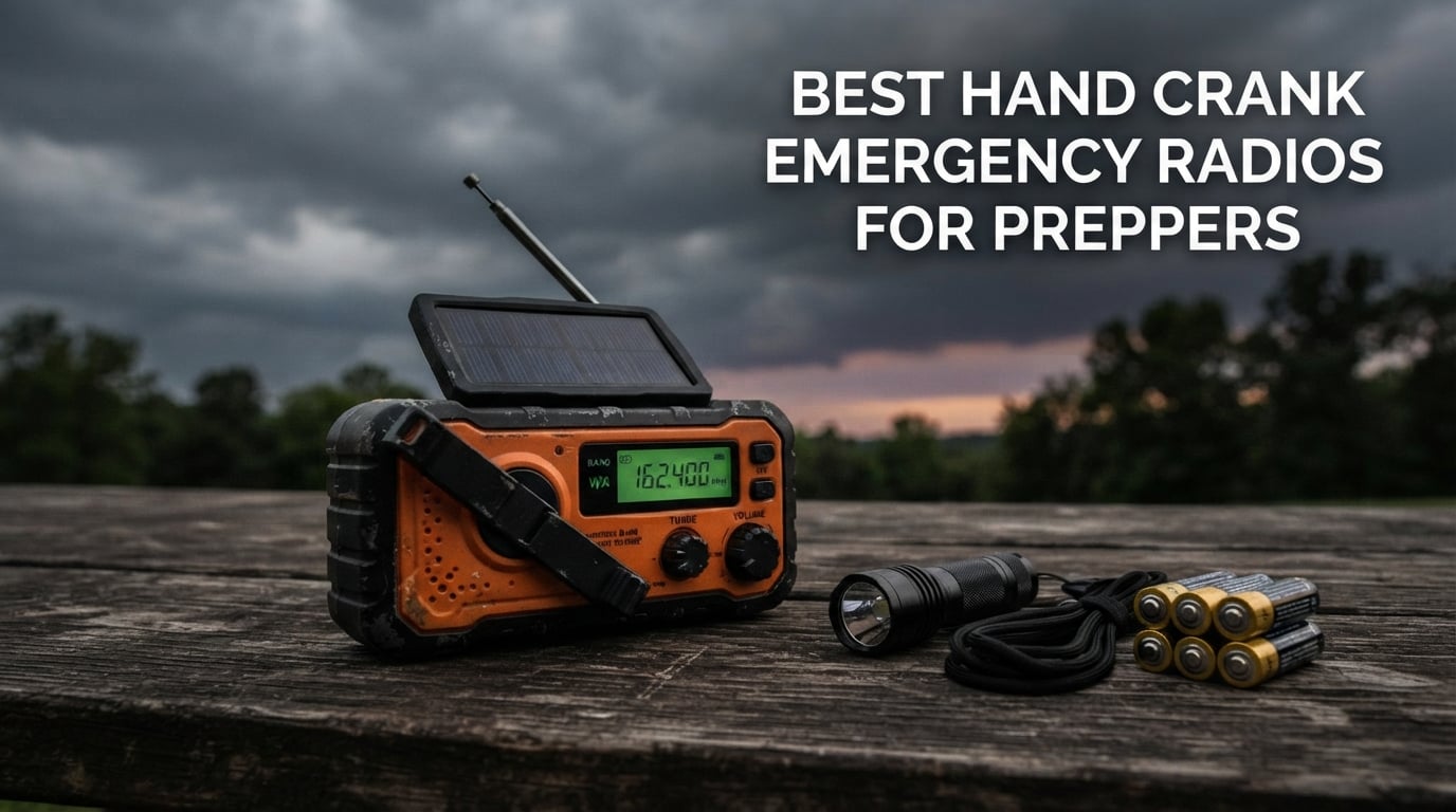 best hand crank emergency radios for preppers