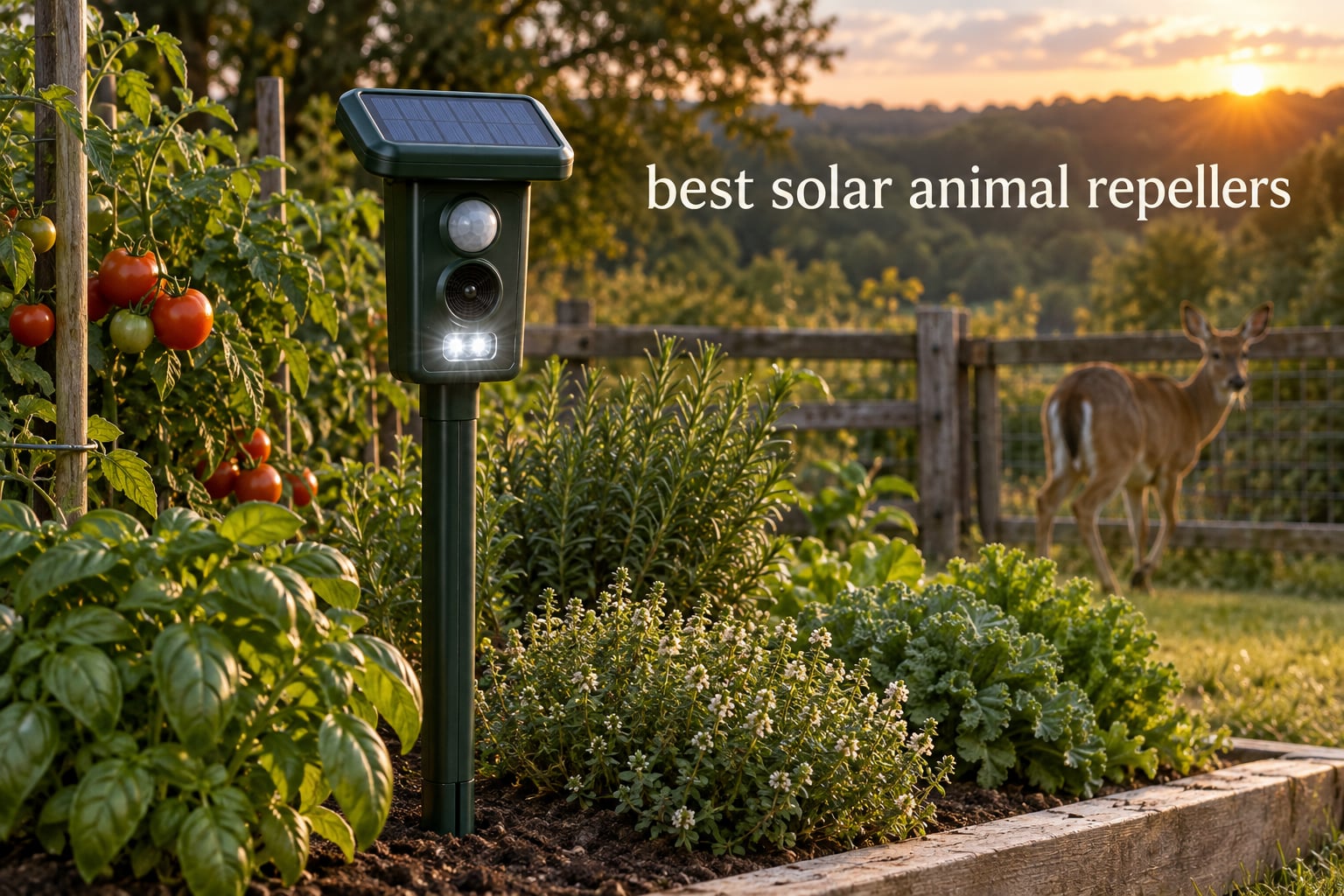 best solar animal repellers