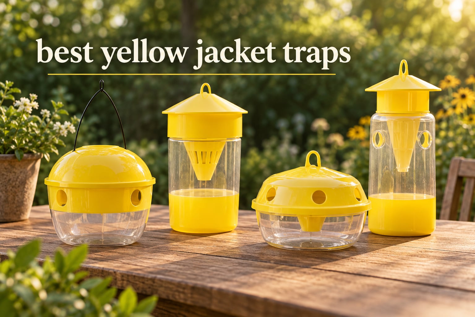 best yellow jacket traps