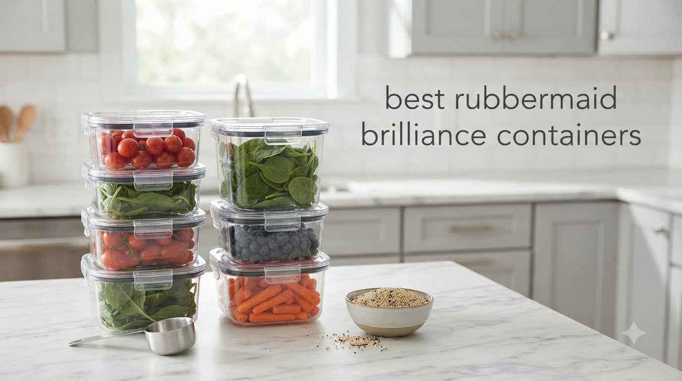 best rubbermaid brilliance containers