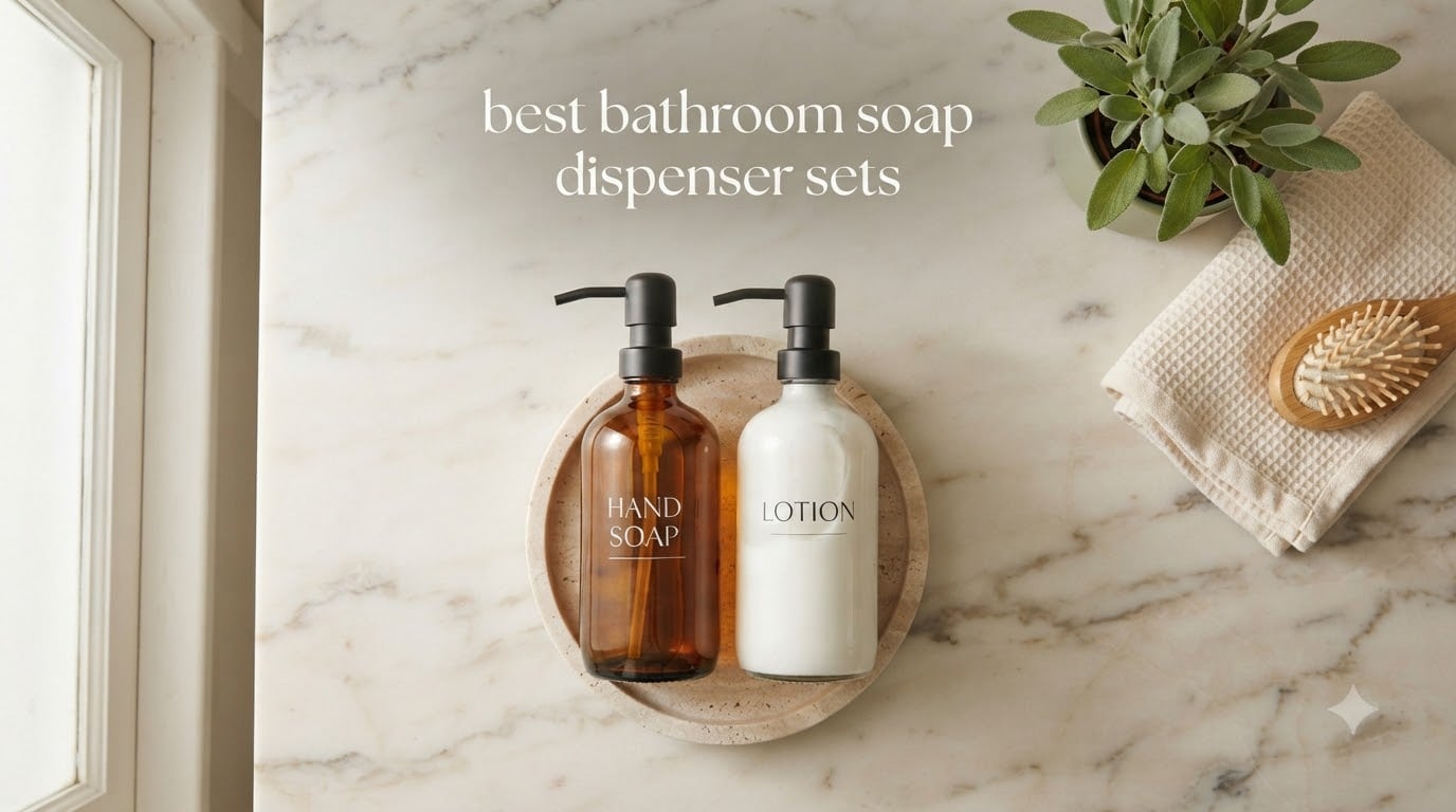 best bathroom soap dispenser sets