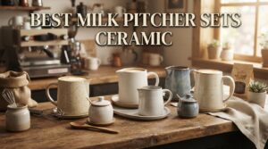 best milk pitcher sets ceramic