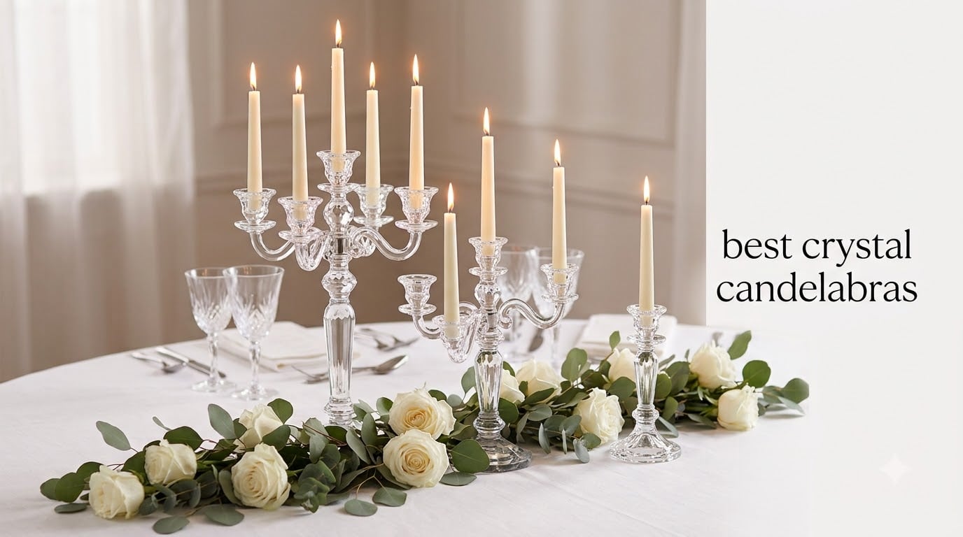 best crystal candelabras