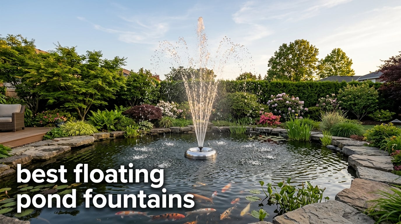 best floating pond fountains