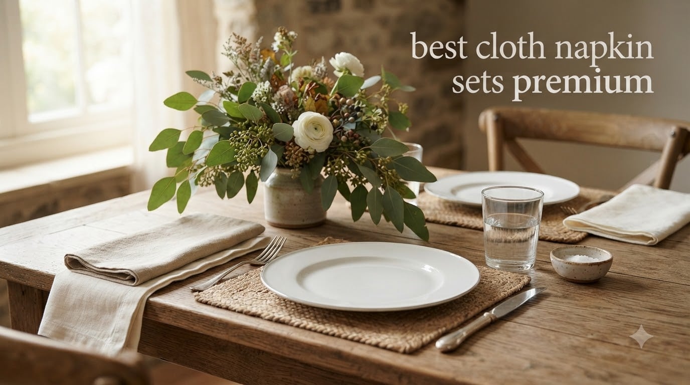 best cloth napkin sets premium