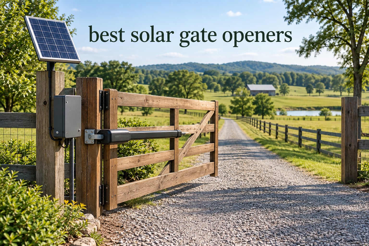 best solar gate openers