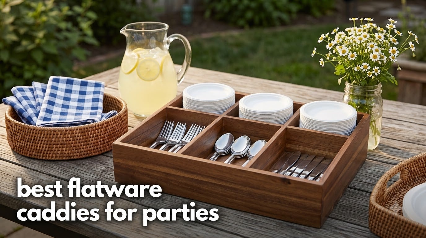 best flatware caddies for parties