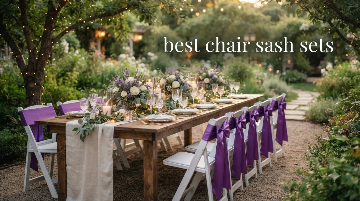 best chair sash sets