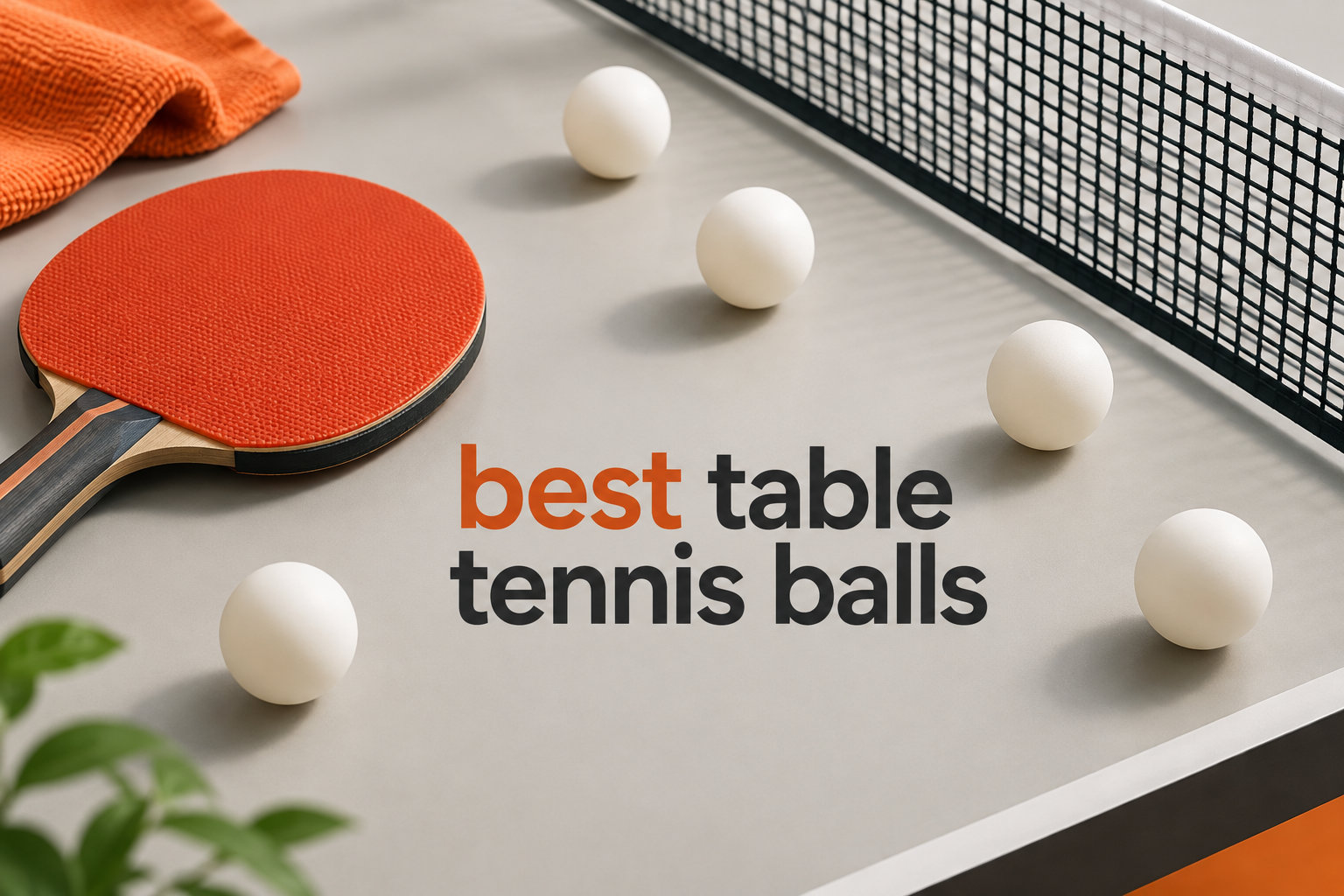 best table tennis balls