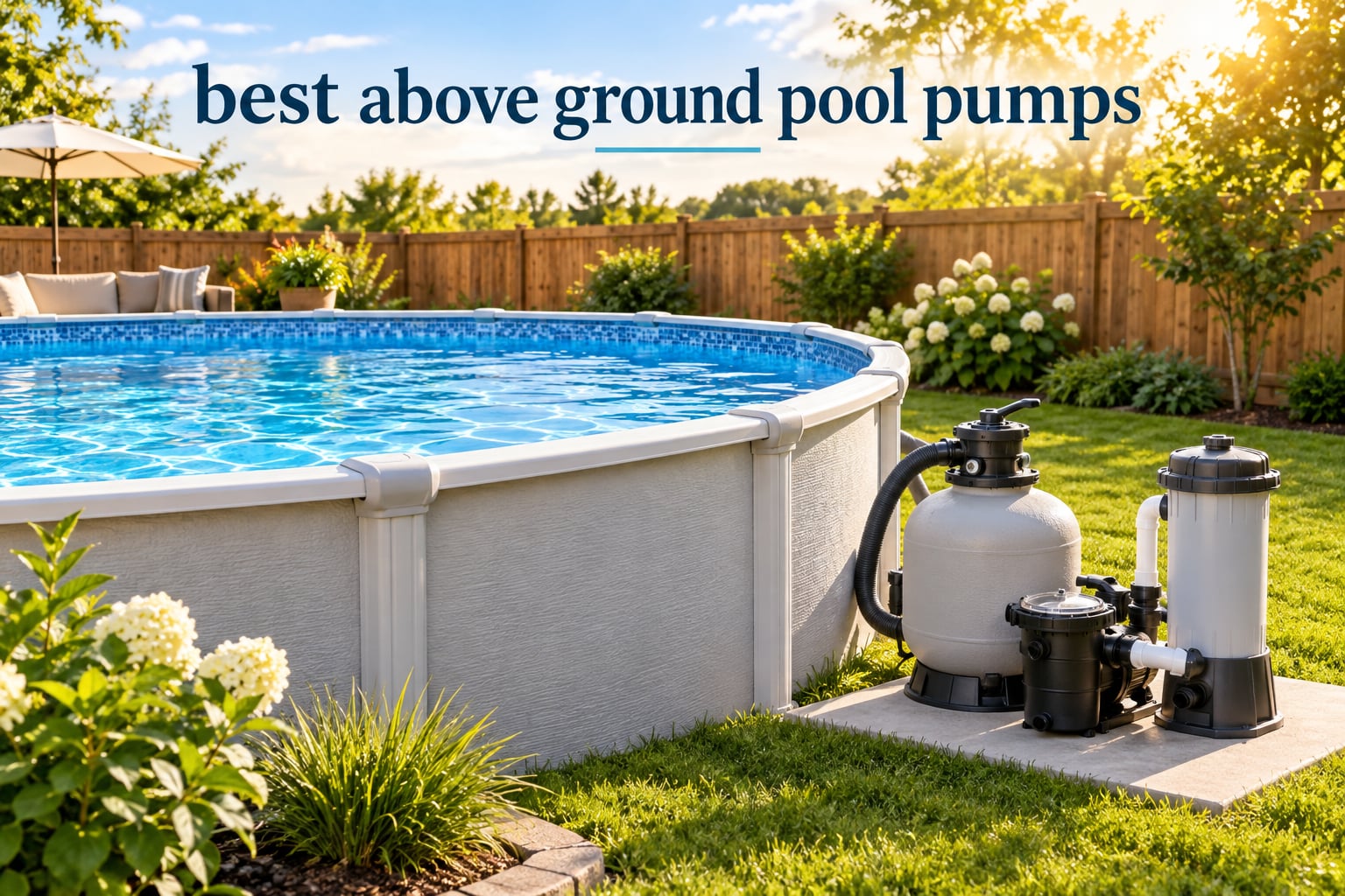 best above ground pool pumps