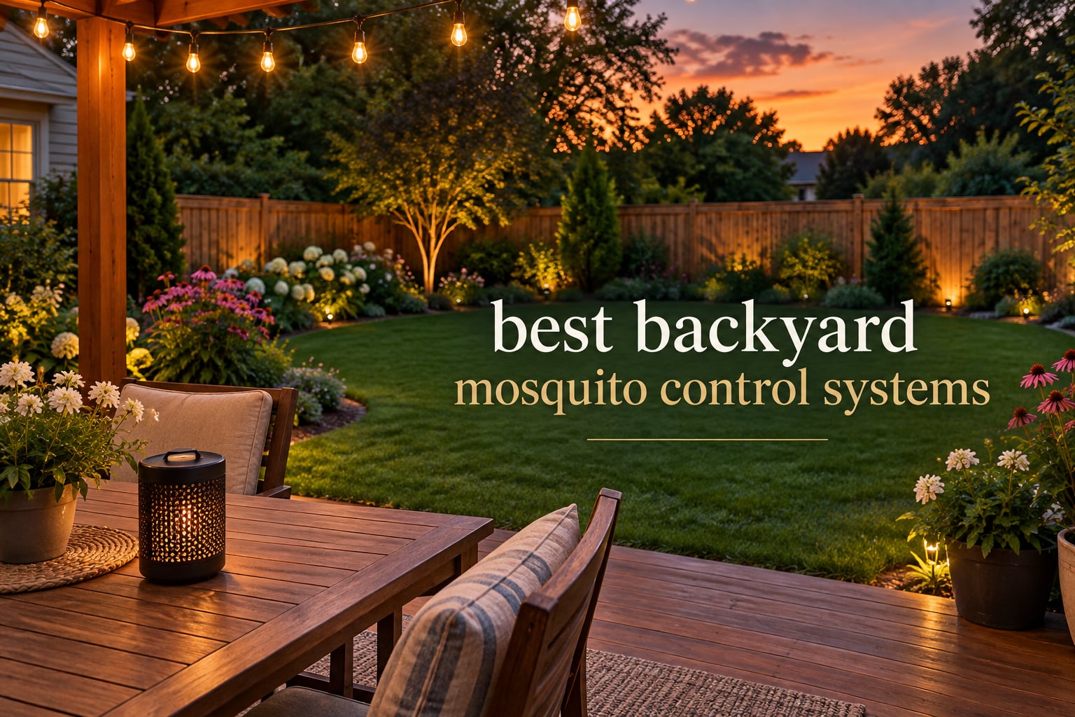 best backyard mosquito control systems