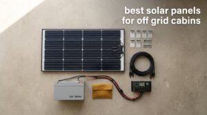 best solar panels for off grid cabins