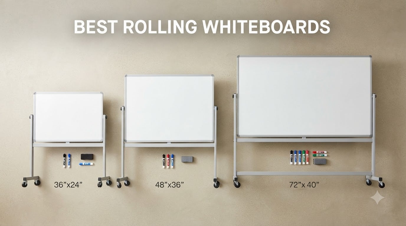 best rolling whiteboards