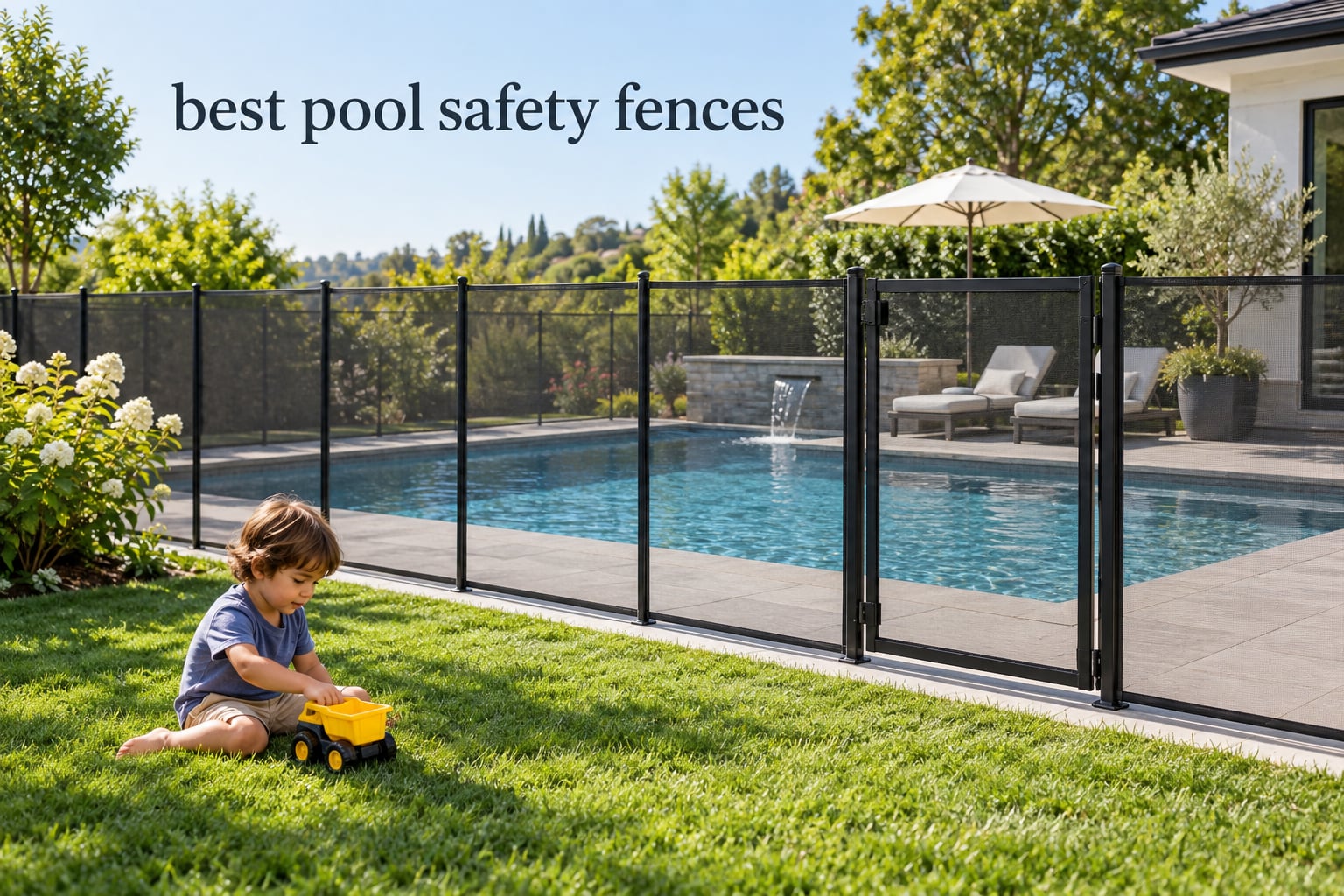 best pool safety fences