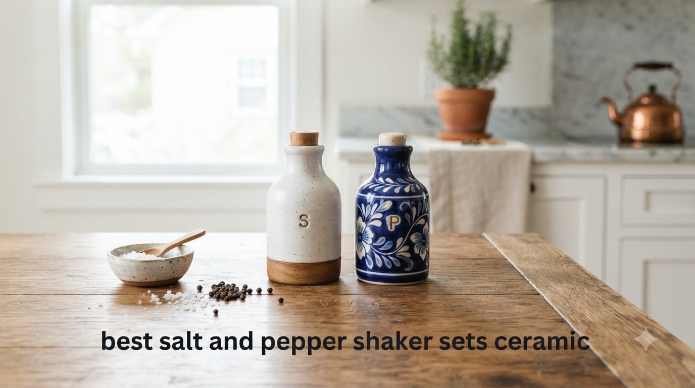 best salt and pepper shaker sets ceramic