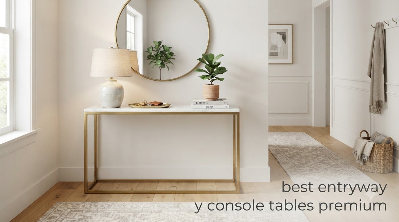 best entryway console tables premium