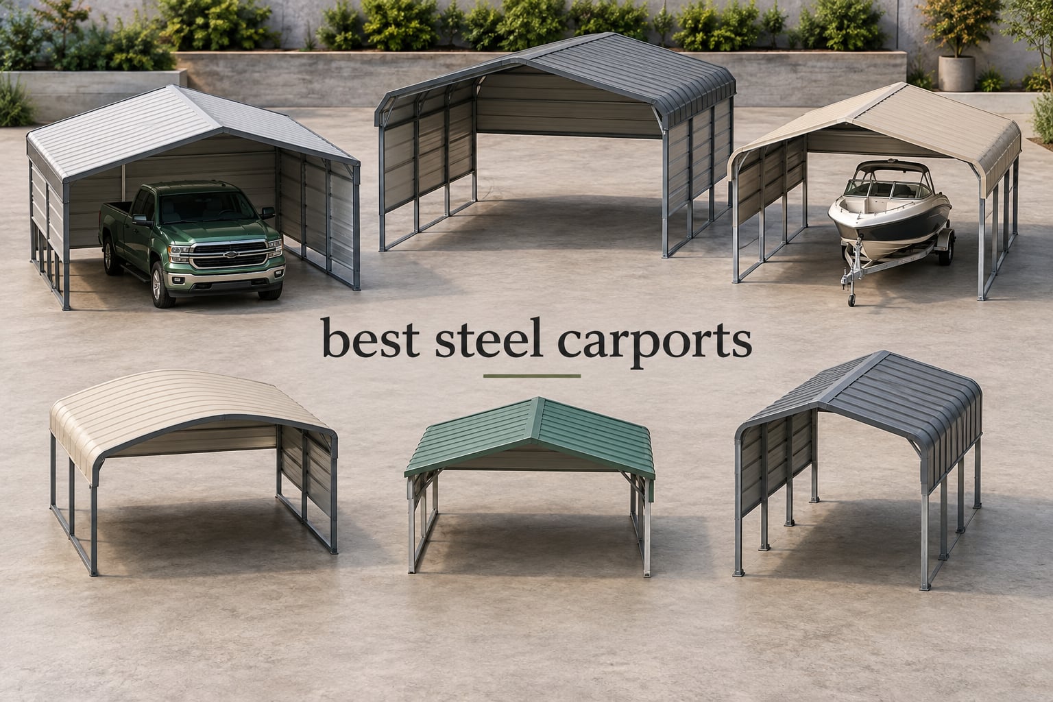 best steel carports