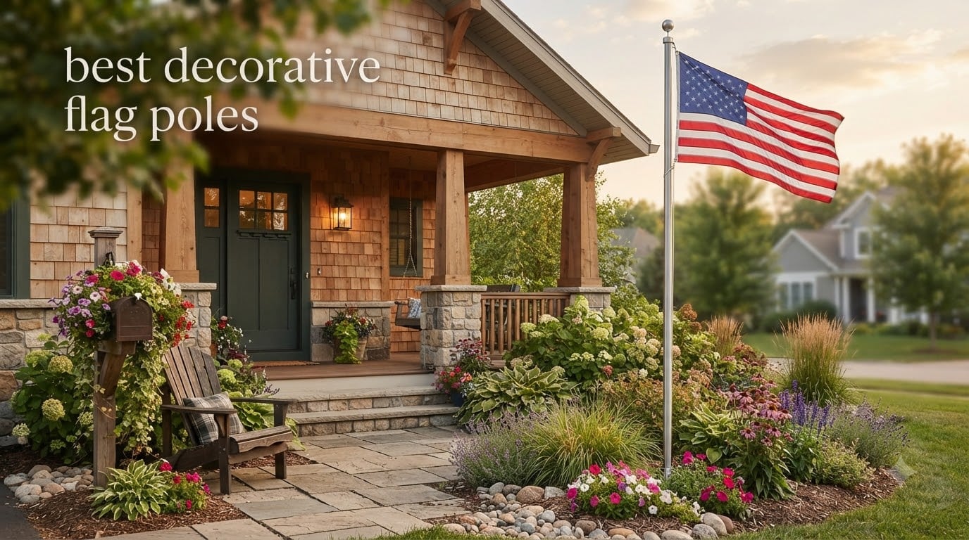 best decorative flag poles