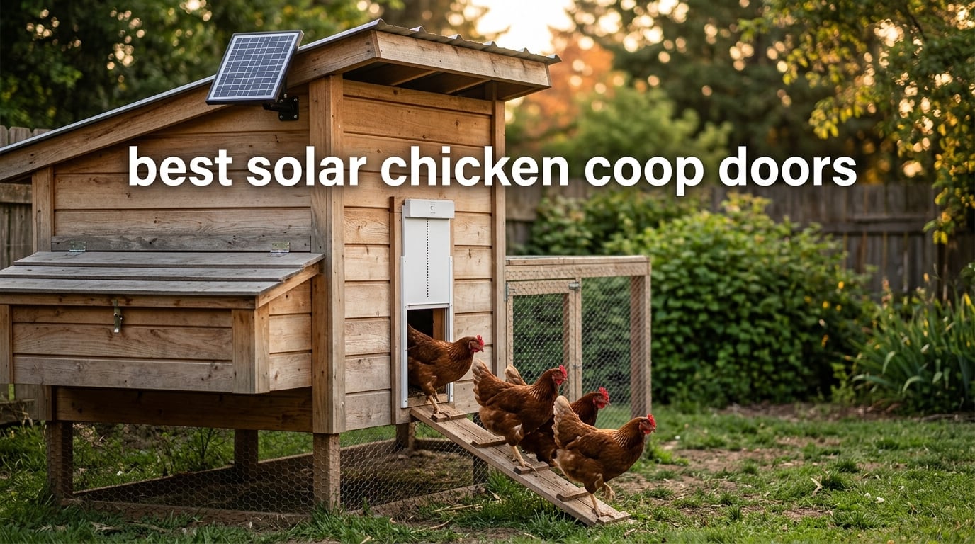 best solar chicken coop doors
