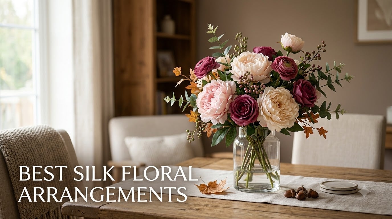 best silk floral arrangements