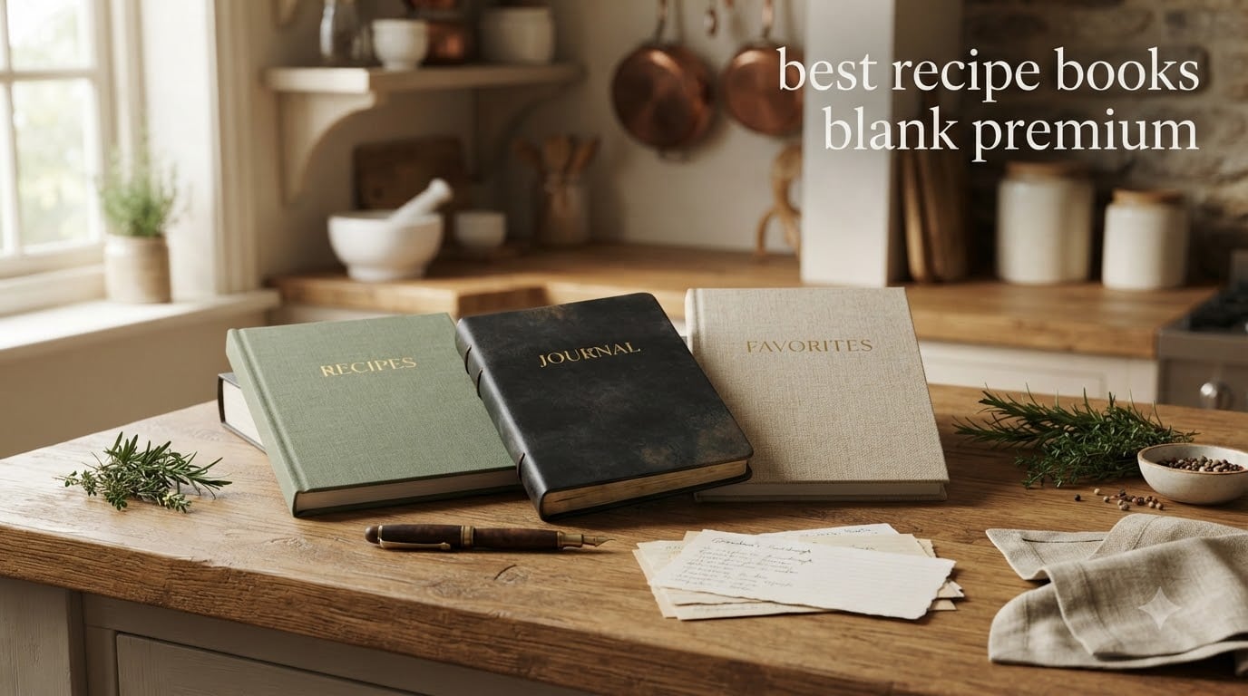 best recipe books blank premium
