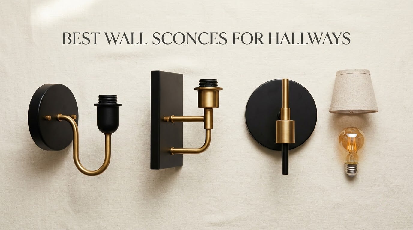 best wall sconces for hallways