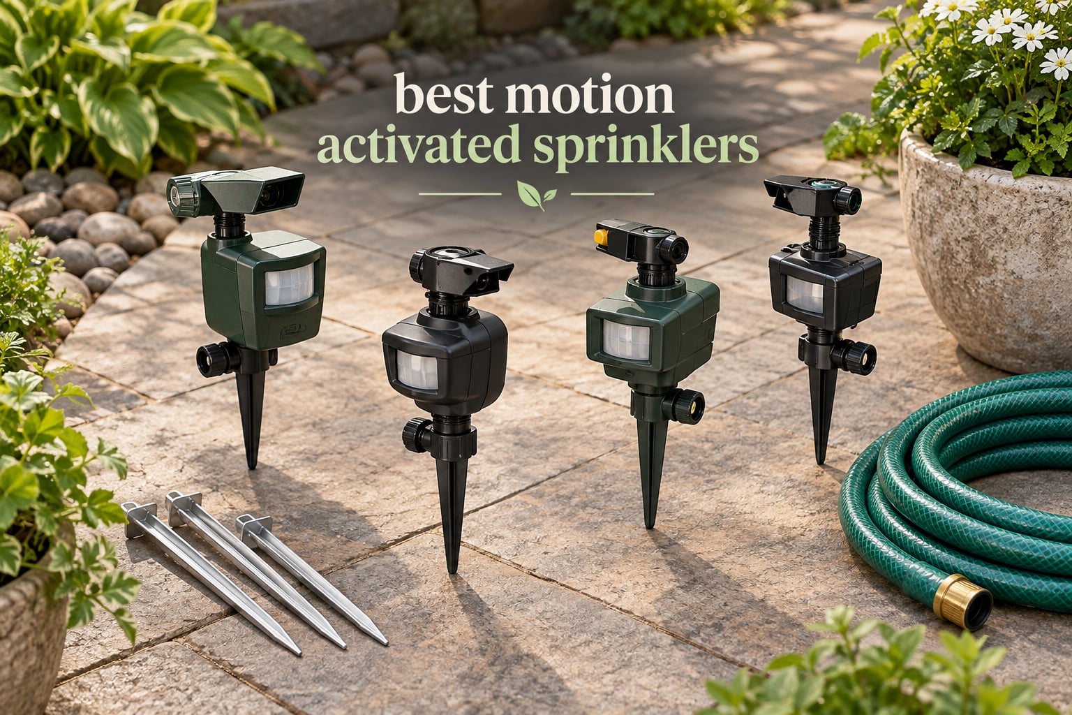 best motion activated sprinklers