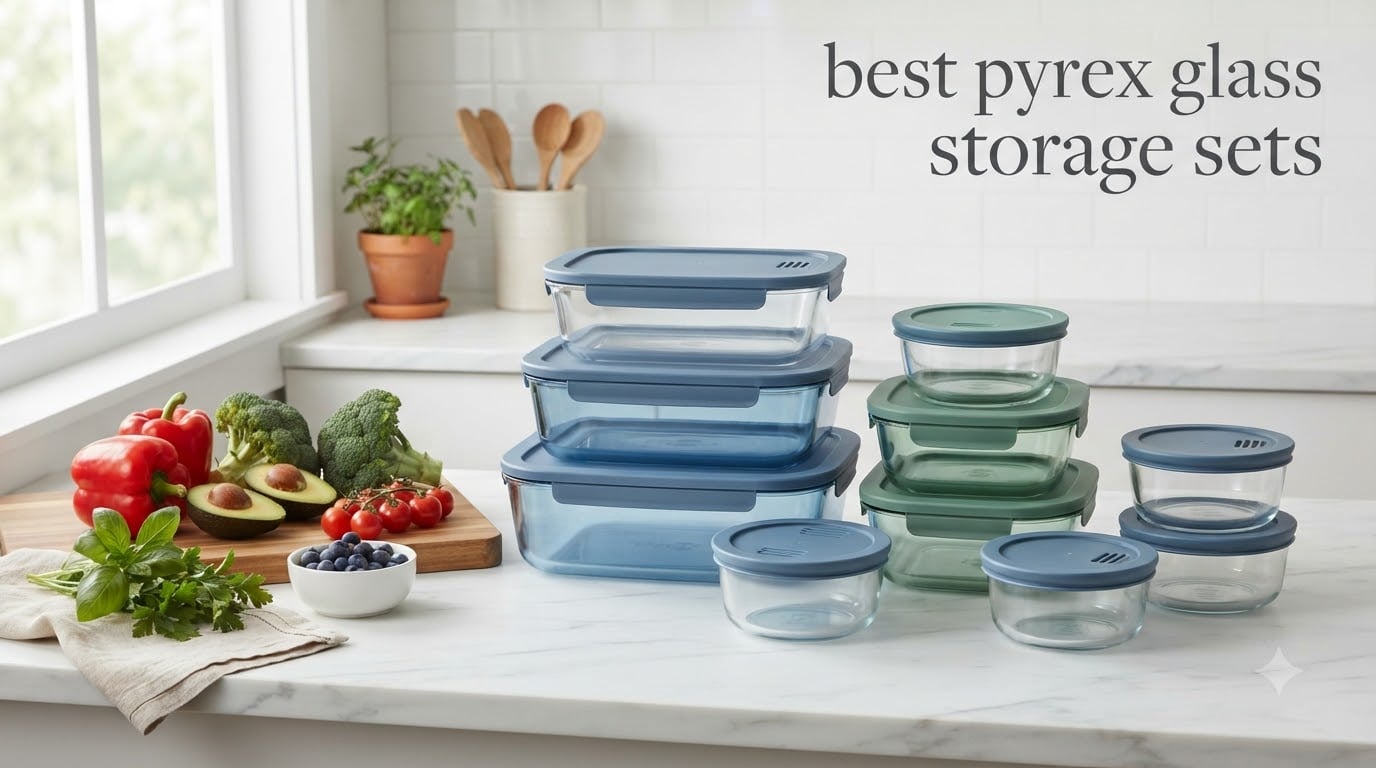 best pyrex glass storage sets