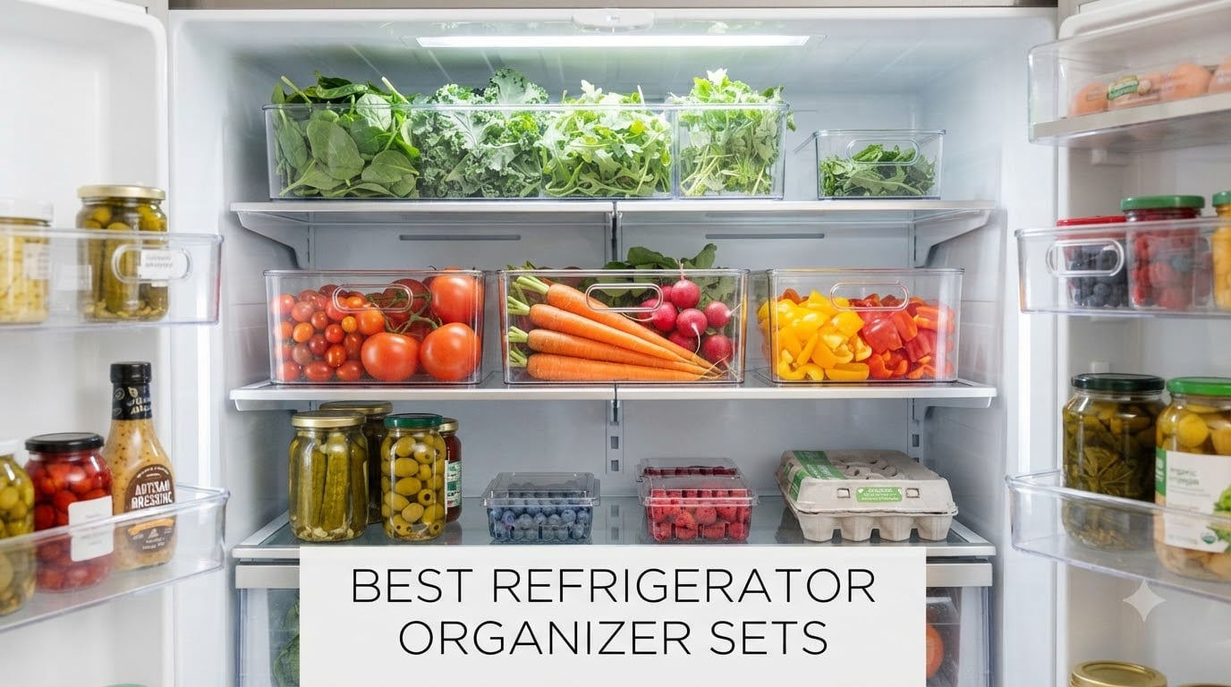 best refrigerator organizer sets